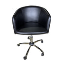 Fauteuil à roulettes et tabouret MARINA Chrome - Go Chaise