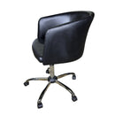 Fauteuil à roulettes et tabouret MARINA Chrome - Go Chaise