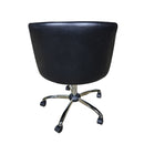 Fauteuil à roulettes et tabouret MARINA Chrome - Go Chaise