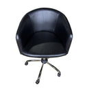 Fauteuil à roulettes et tabouret MARINA Chrome - Go Chaise