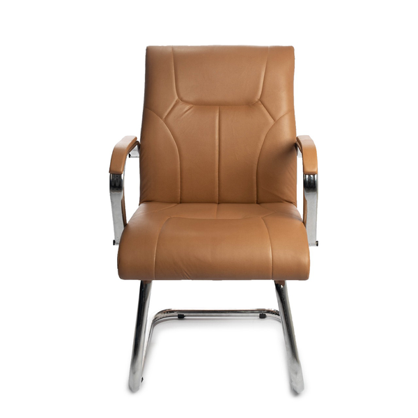 Fauteuil Visiteur Skai En Chrome