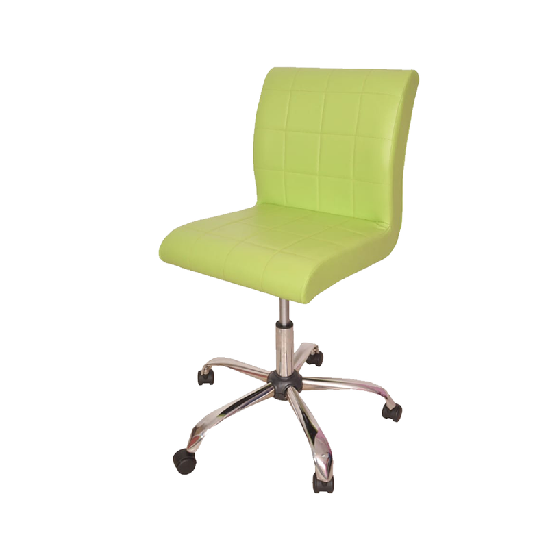 Tabouret Avec Dossier Haute En Chrome - Go Chaise